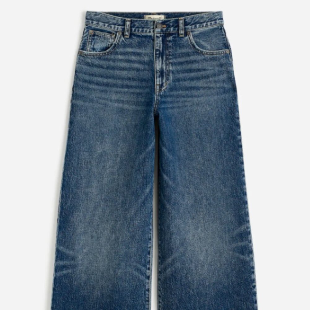 Madewell Women's Blue Flare & Wide Leg Jeans
